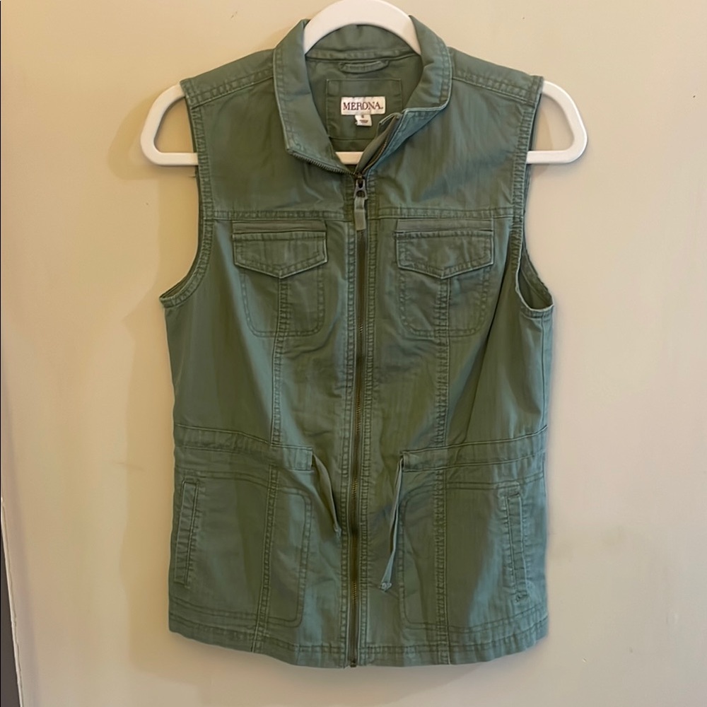 Green Utility Vest by Merona